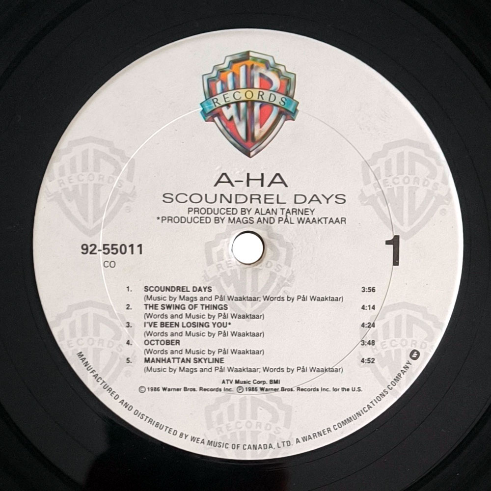a-ha - Scoundrel Days (LP)