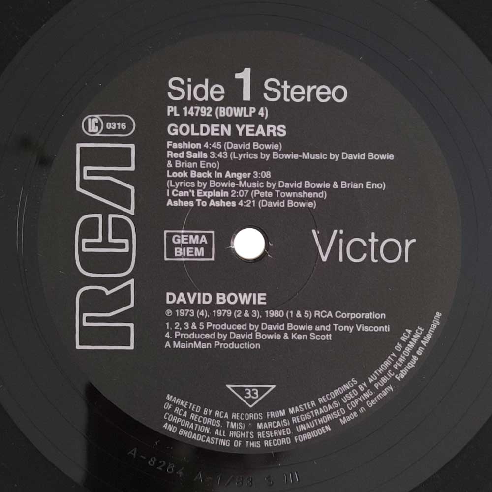 David Bowie - Golden Years (LP)