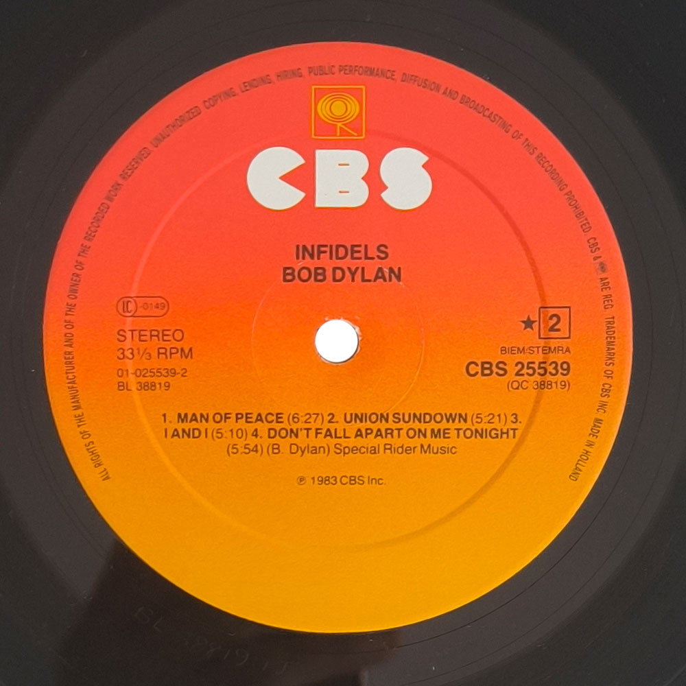 Bob Dylan - Infidels (LP)
