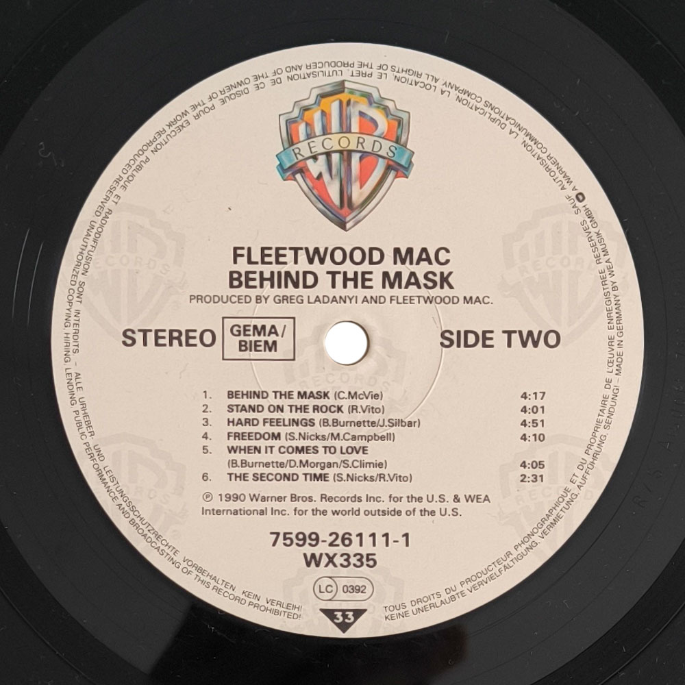 Fleetwood Mac ‎– Behind The Mask (LP)