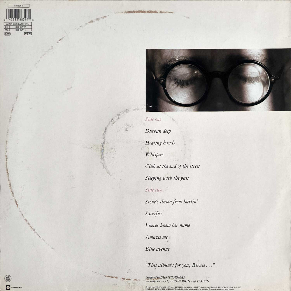 Elton John - Sleeping With The Past (LP)