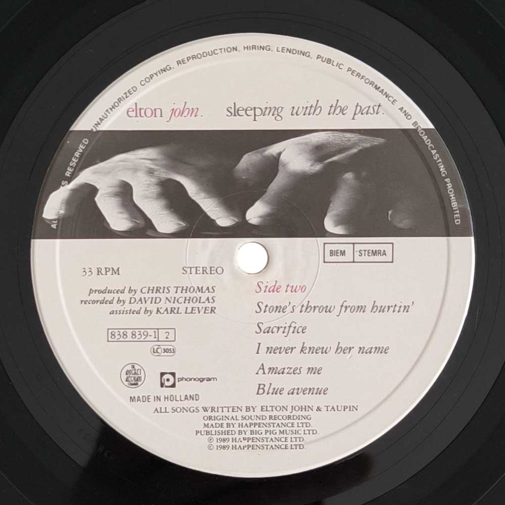 Elton John - Sleeping With The Past (LP)