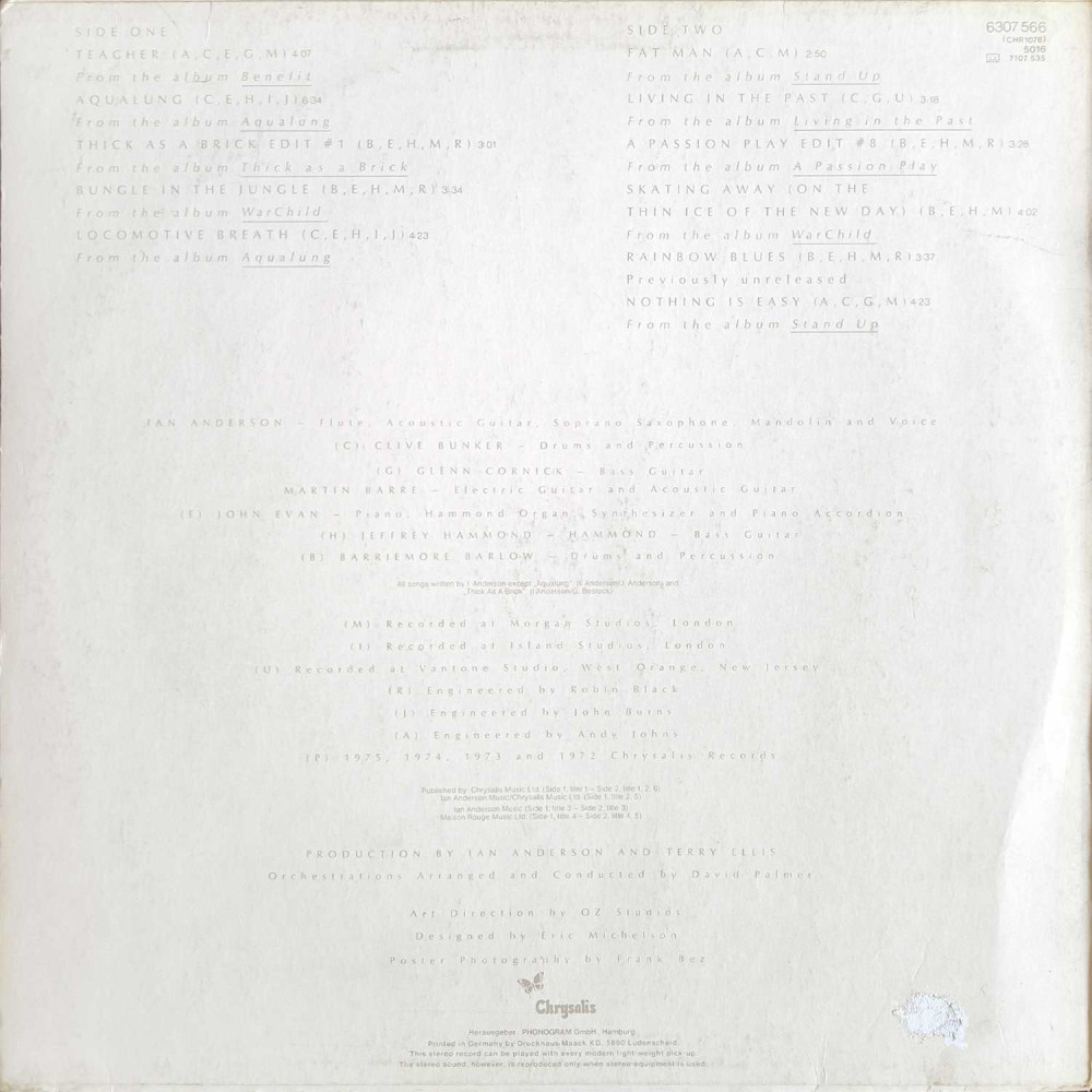 Jethro Tull - M.U. - The Best Of Jethro Tull (LP)