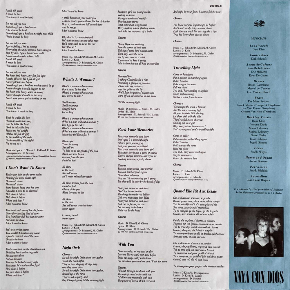 Vaya Con Dios - Night Owls (LP)