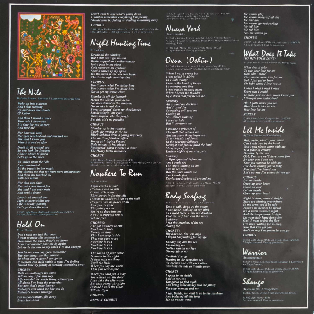 Santana - Shango (LP)