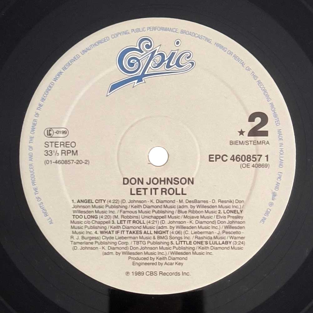 Don Johnson – Let It Roll (LP)