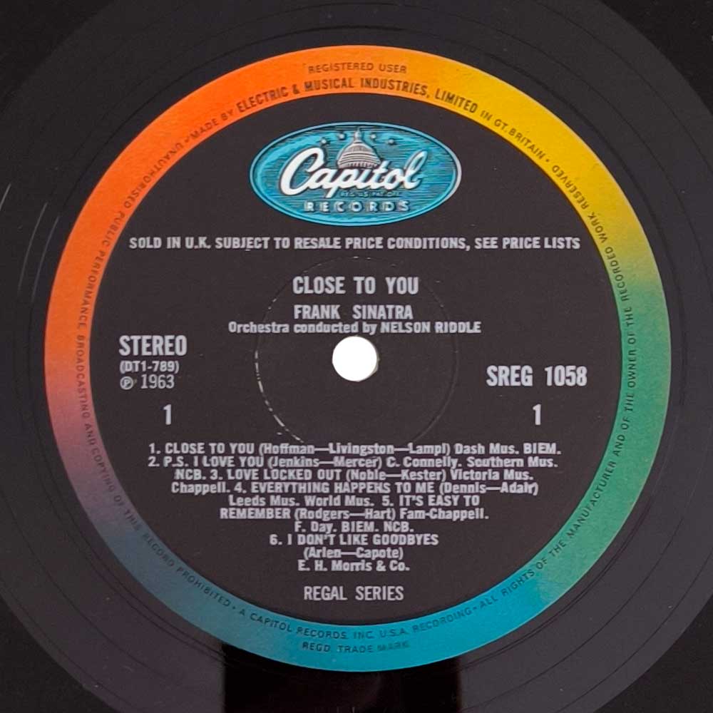 Frank Sinatra – Close To You (LP)