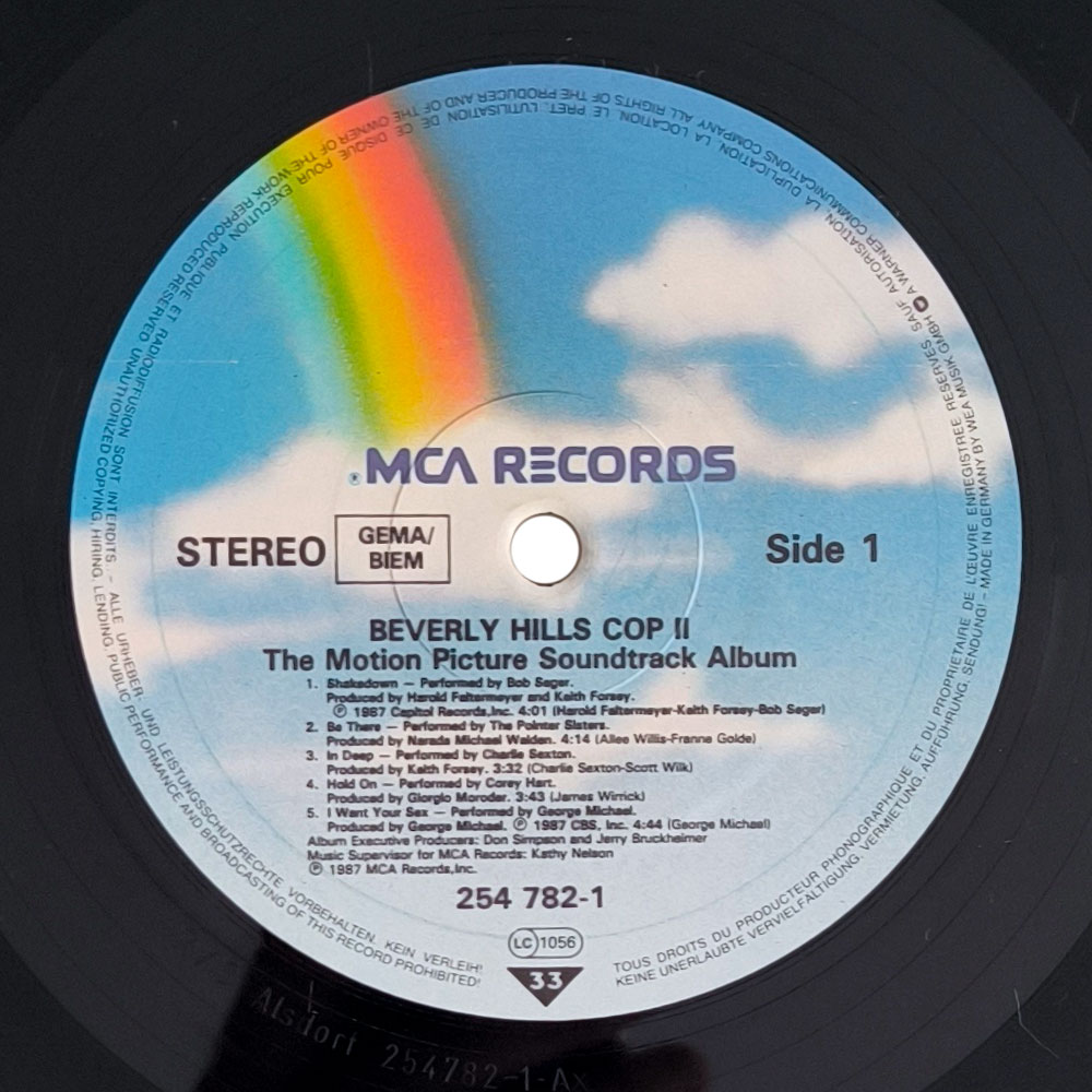 Various - Beverly Hills Cop II: The Motion Picture Soundtrack Album (LP)