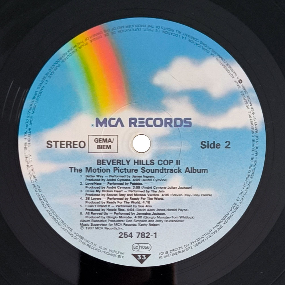 Various - Beverly Hills Cop II: The Motion Picture Soundtrack Album (LP)