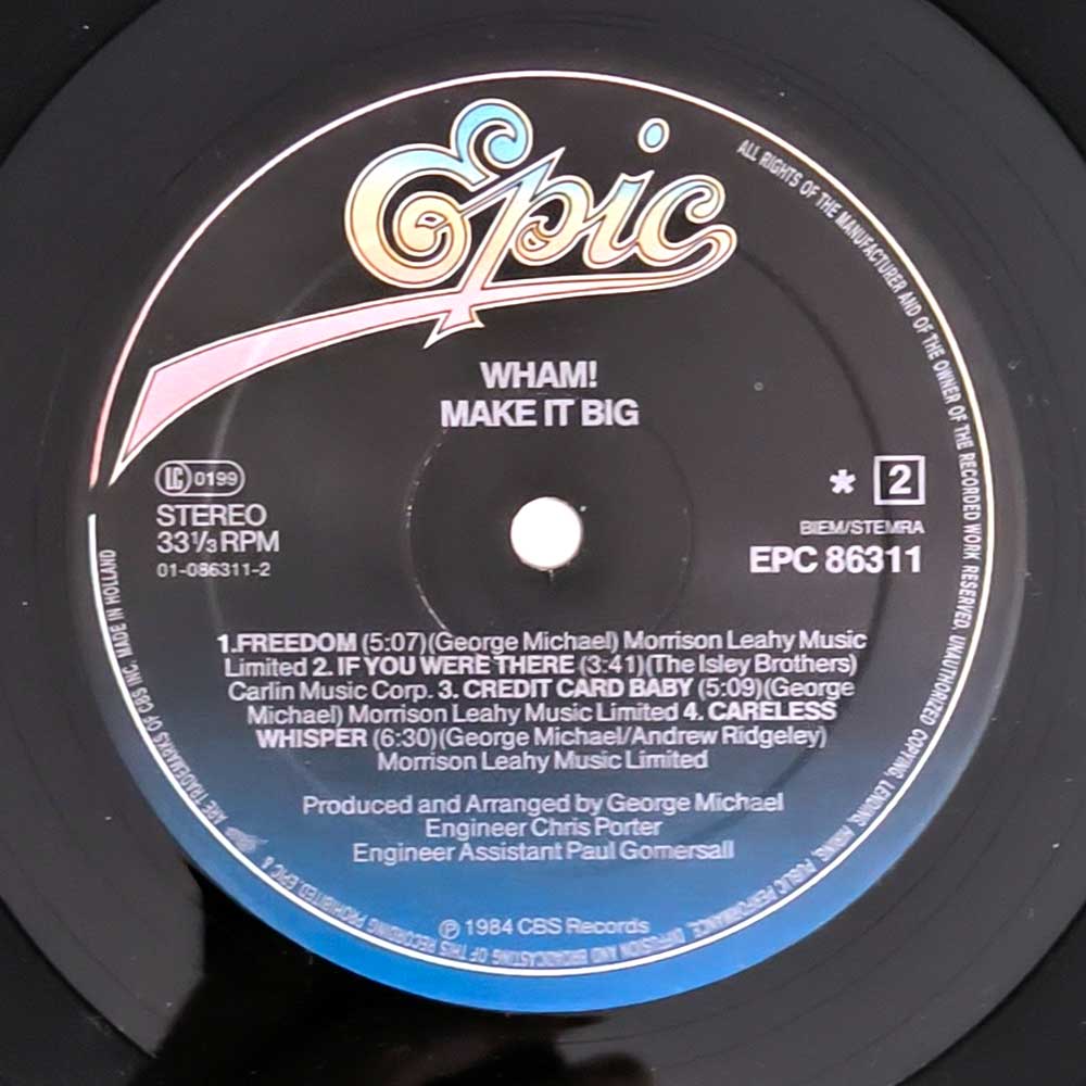 Wham! – Make It Big (LP)