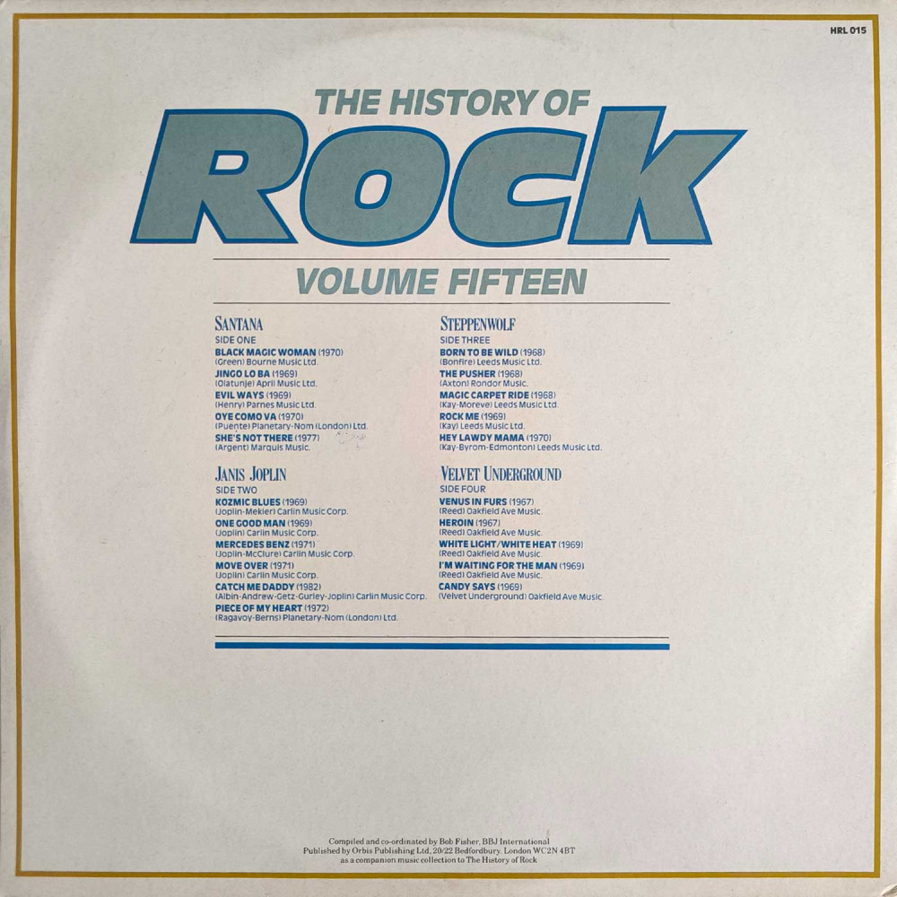 Various - The History Of Rock (Volume Fifteen) (2 LP)