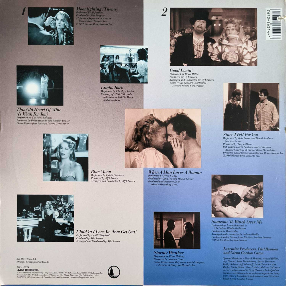 Various ‎– Moonlighting (Soundtrack) (LP)