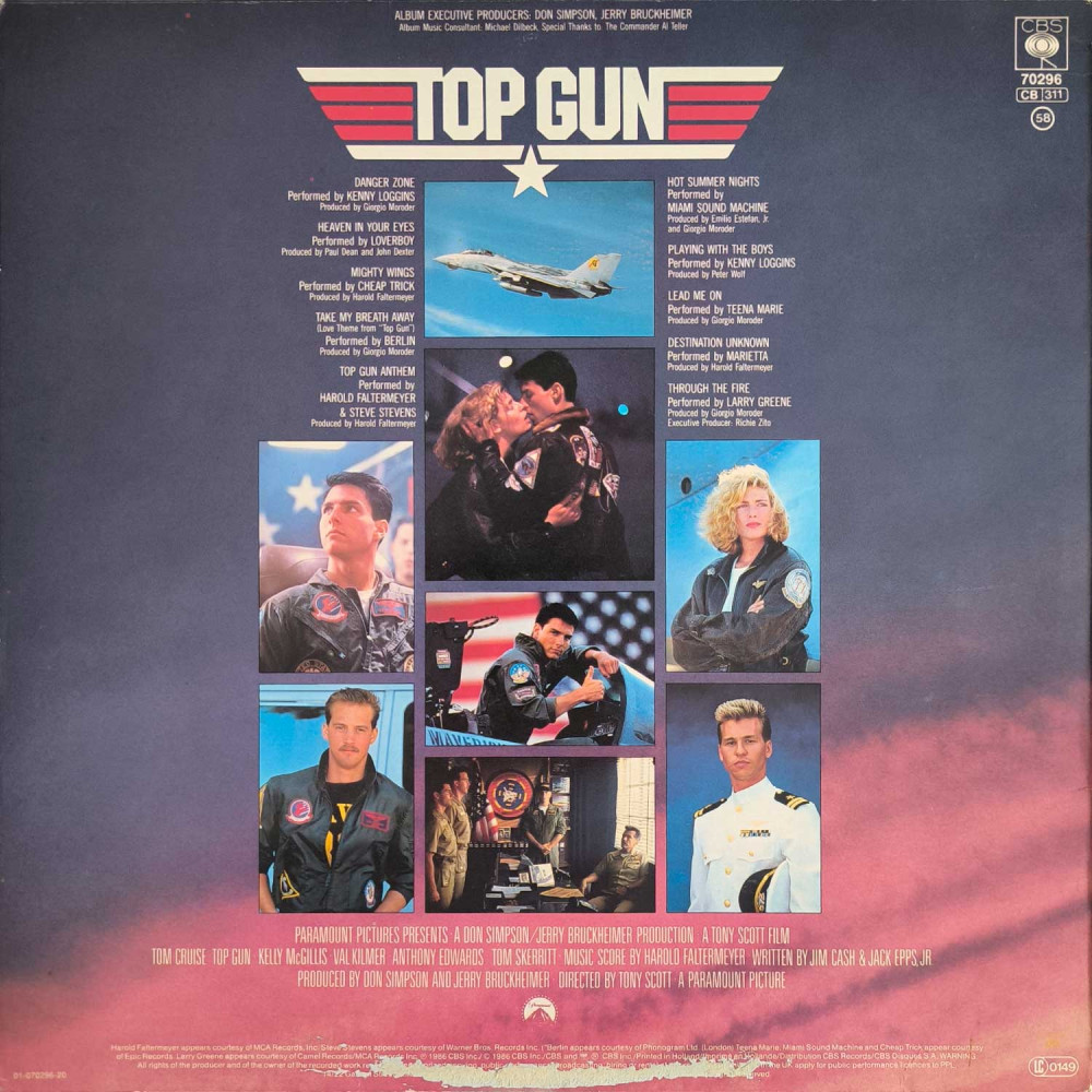 Various – Top Gun (Soundtrack) (LP)