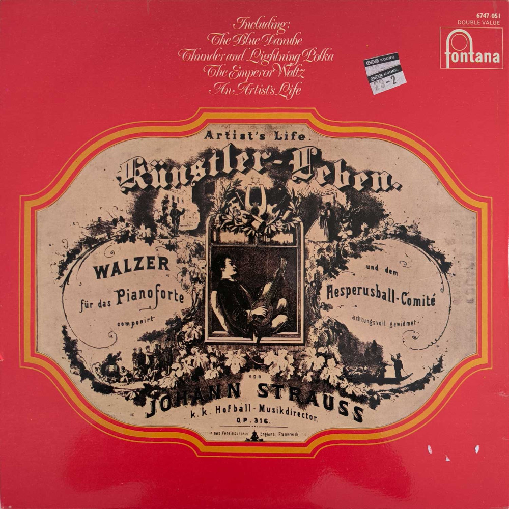 Johann Strauss Jr., Wolfgang Sawallisch, Wiener Symphoniker - The Music Of Johann Strauss Jr. (2LP)