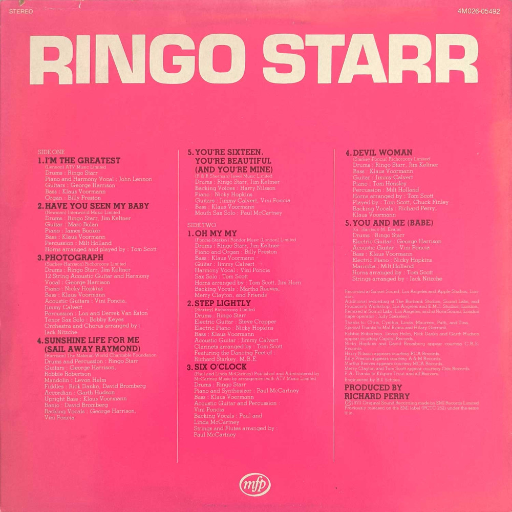 Ringo Starr - Ringo (LP)