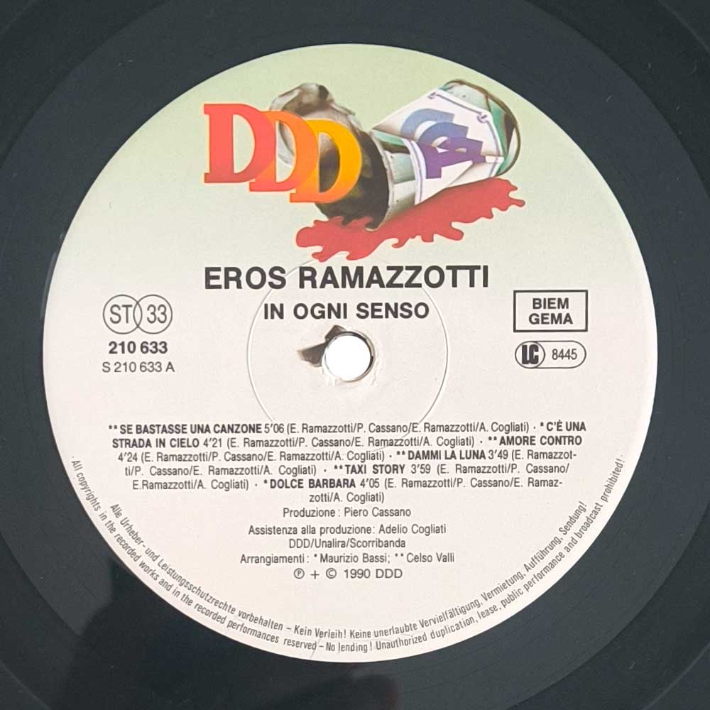 Eros Ramazzotti – In Ogni Senso (LP)