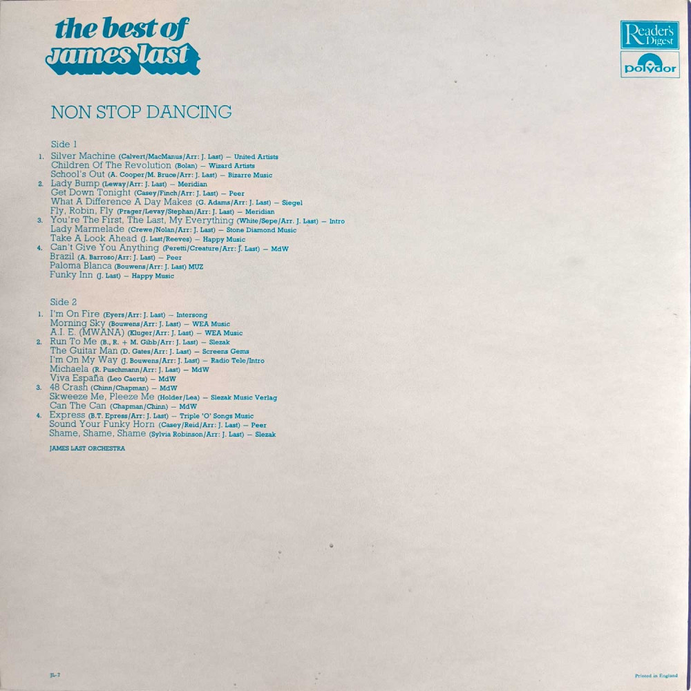James Last - The Best Of James Last (7 LP)