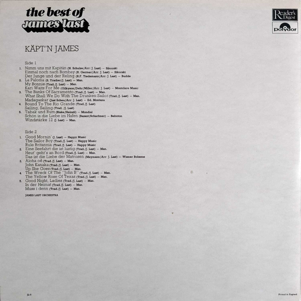 James Last - The Best Of James Last (7 LP)