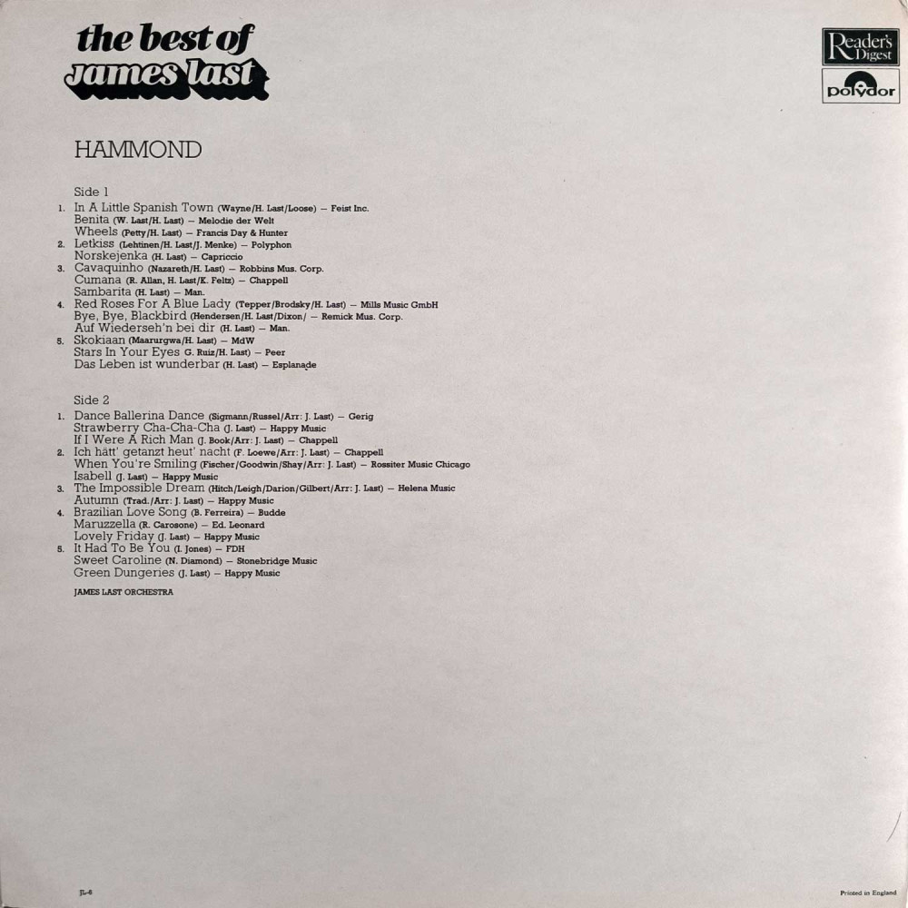 James Last - The Best Of James Last (7 LP)