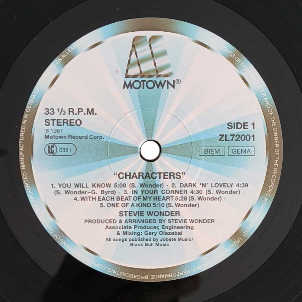 Stevie Wonder – Characters (LP)