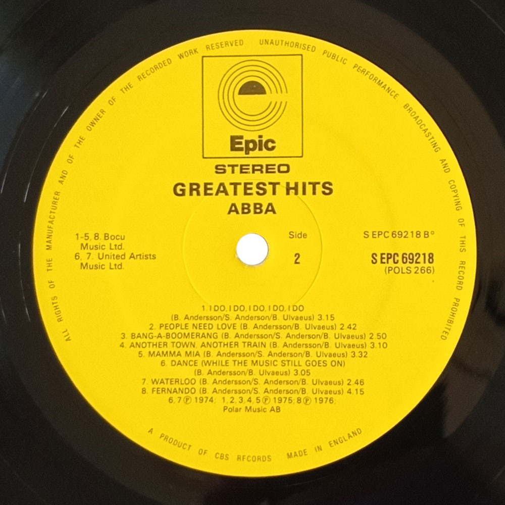 ABBA – Greatest Hits (LP)
