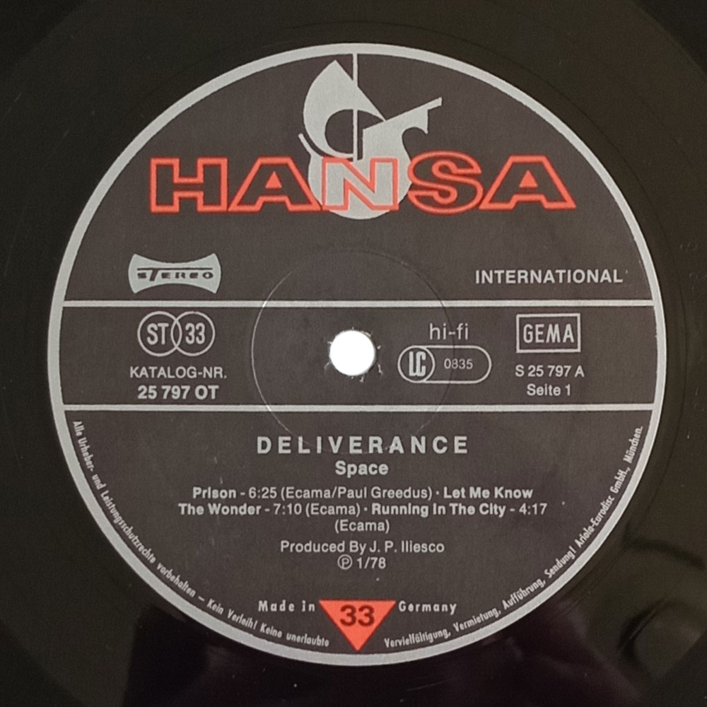 Space – Deliverance (LP)