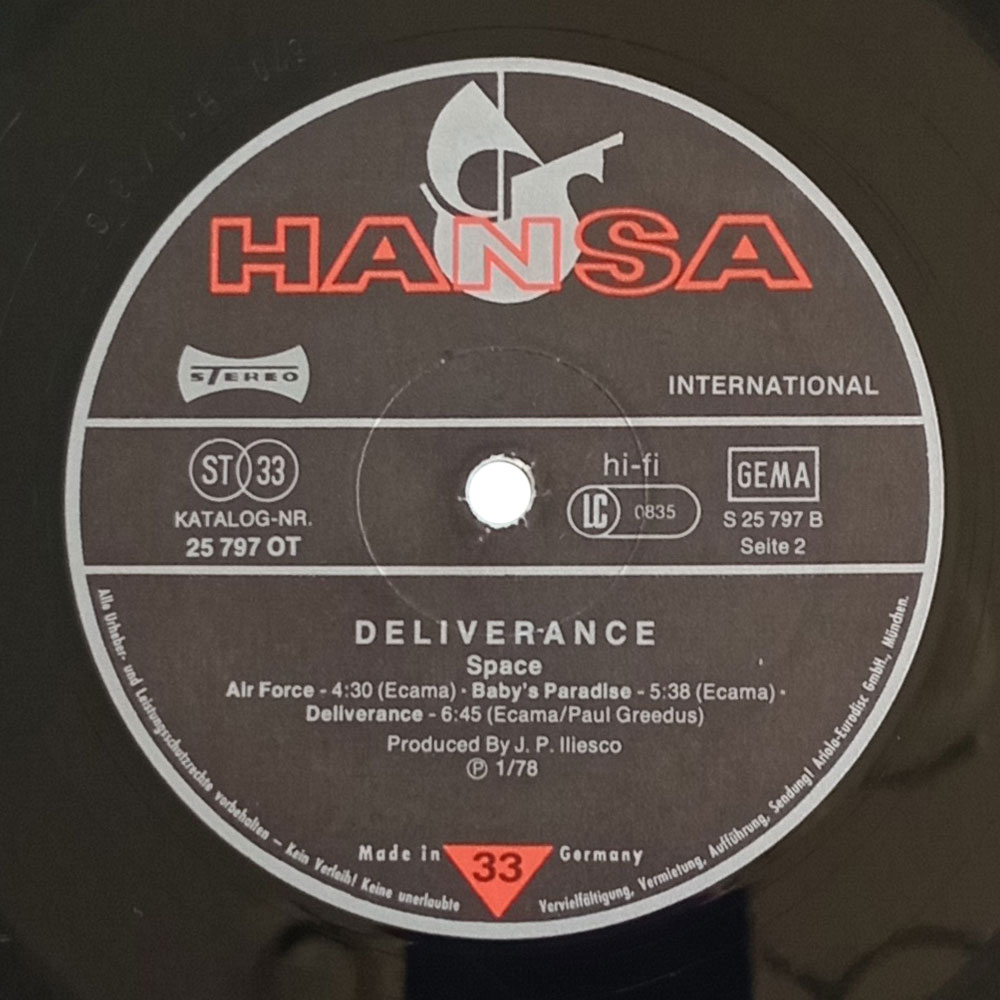 Space – Deliverance (LP)
