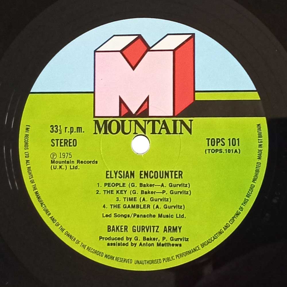 Baker Gurvitz Army – Elysian Encounter (LP)
