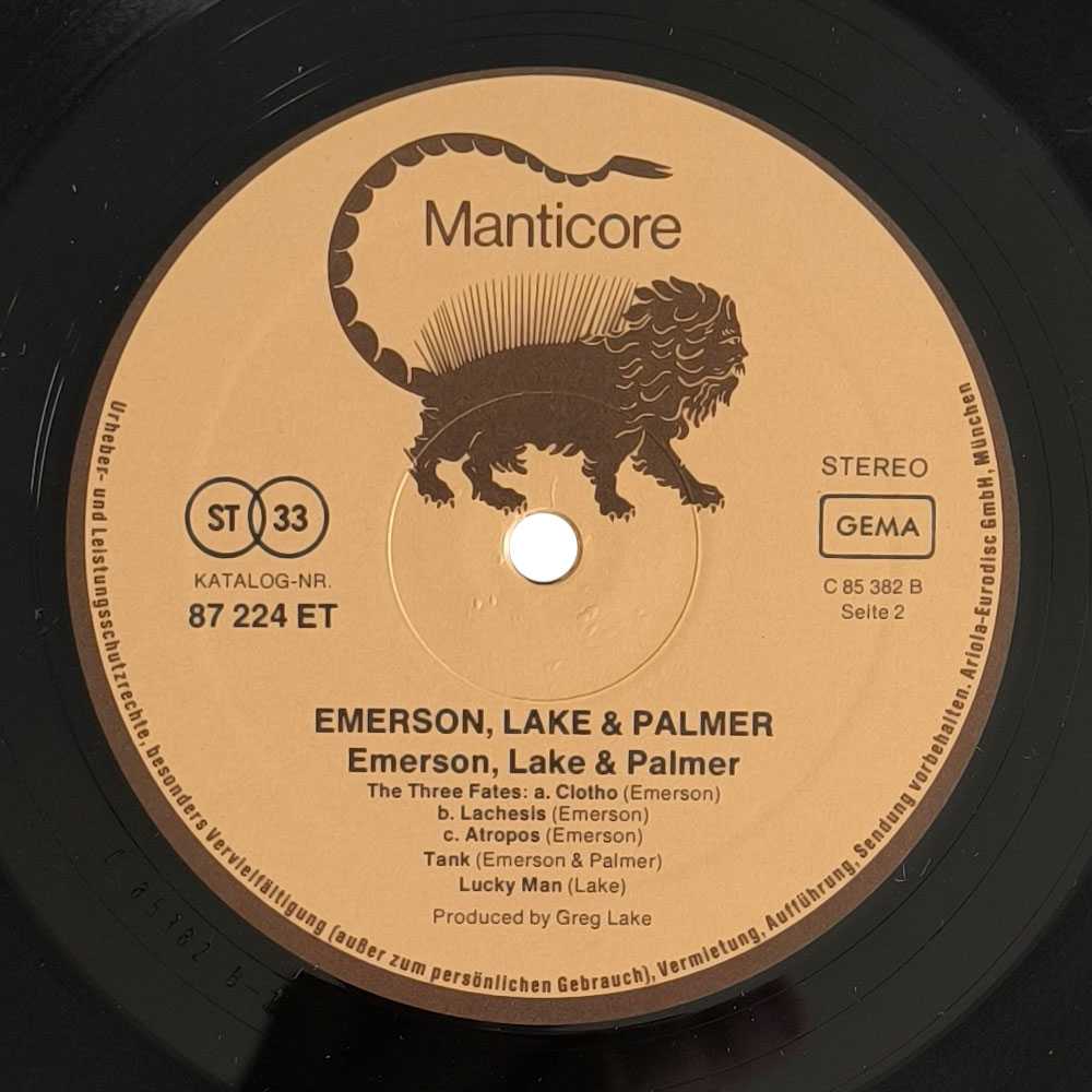 Emerson, Lake & Palmer - Emerson, Lake & Palmer (LP)