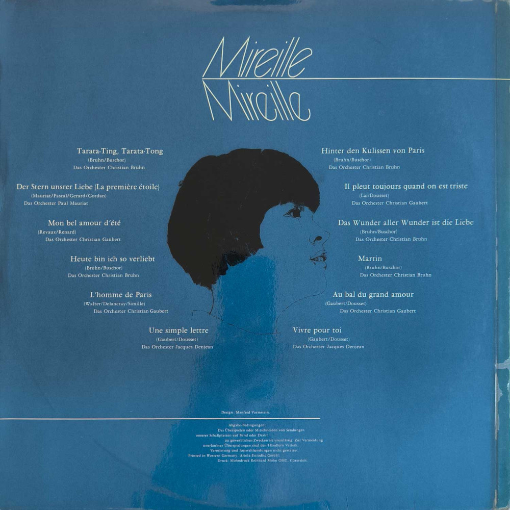 Mireille ‎– Mireille (LP)