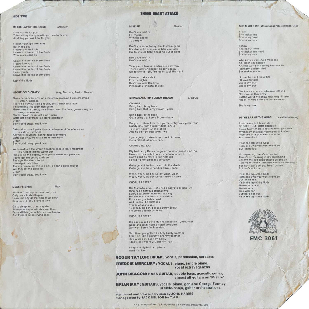 Queen - Sheer Heart Attack (LP)