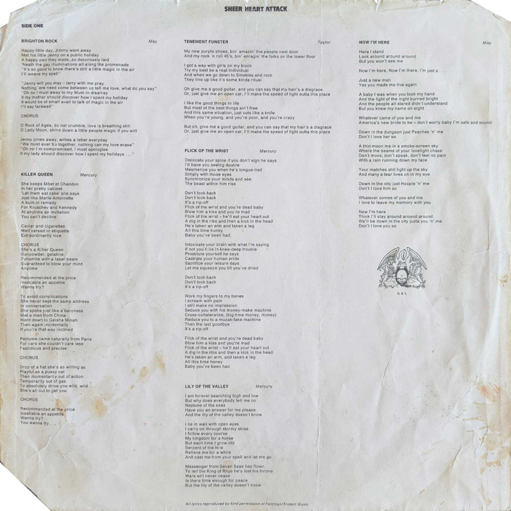 Queen - Sheer Heart Attack (LP)