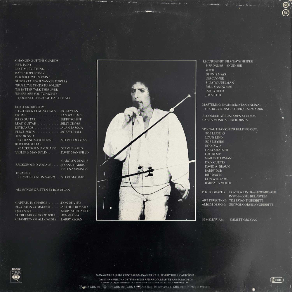Bob Dylan – Street-Legal (LP)