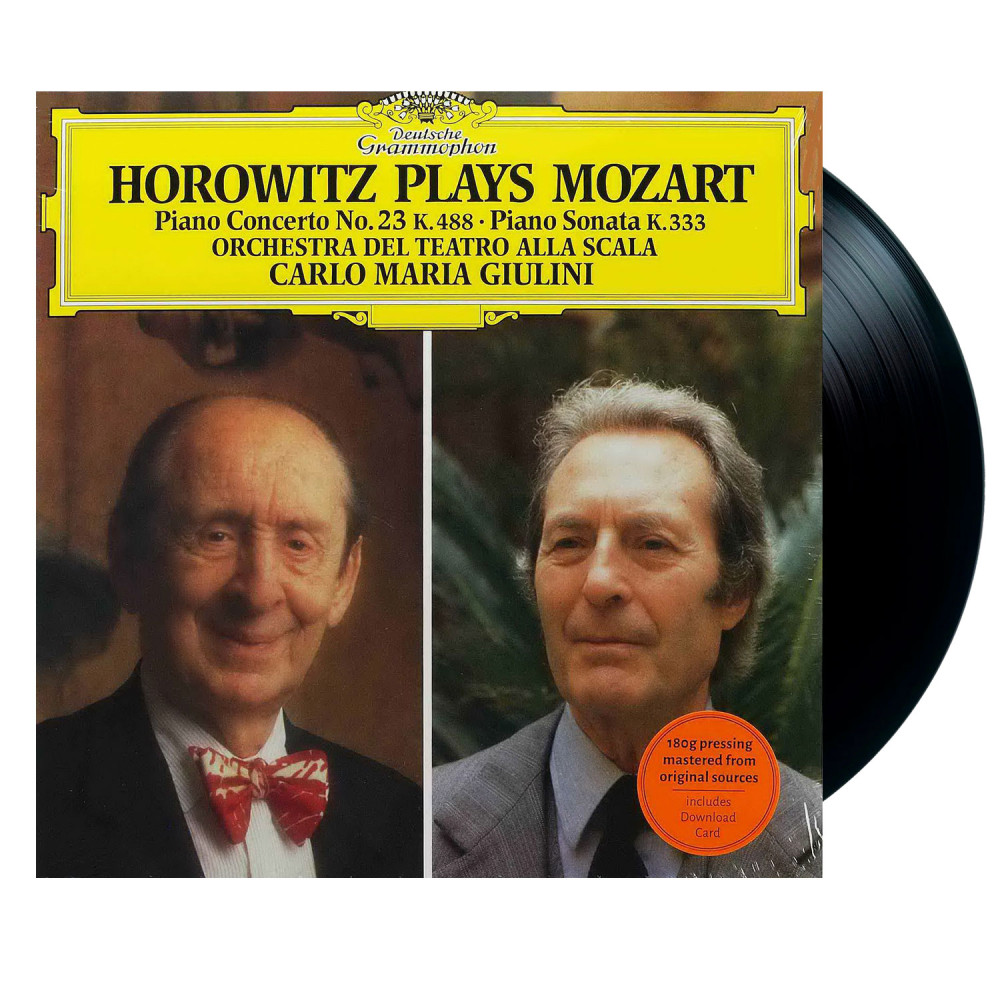 Horowitz Plays Mozart - Orchestra Del Teatro Alla Scala / Carlo Maria Giulini – Piano Concerto No. 23 K. 488 - Piano Sonata K. 333 (LP)