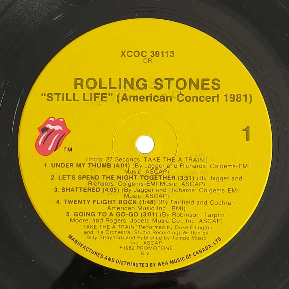 Rolling Stones ‎– Still Life (American Concert 1981) (LP)