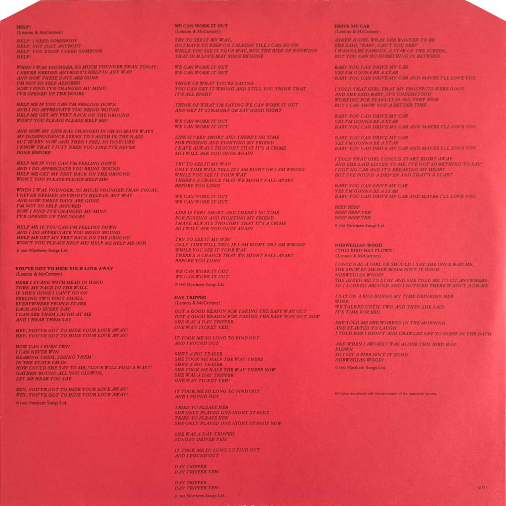 The Beatles - 1962-1966 (2 LP)
