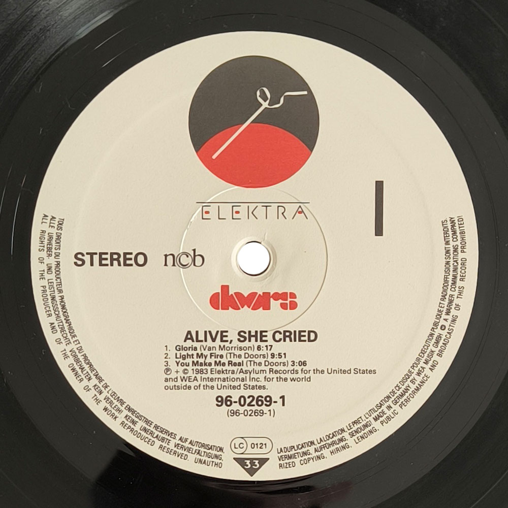The Doors - Alive, She Cried (LP)