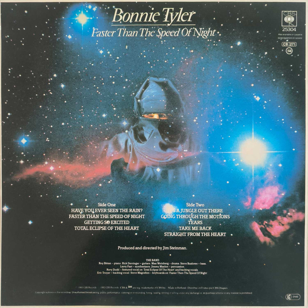 Bonnie Tyler - Faster Than The Speed Of Night (LP)