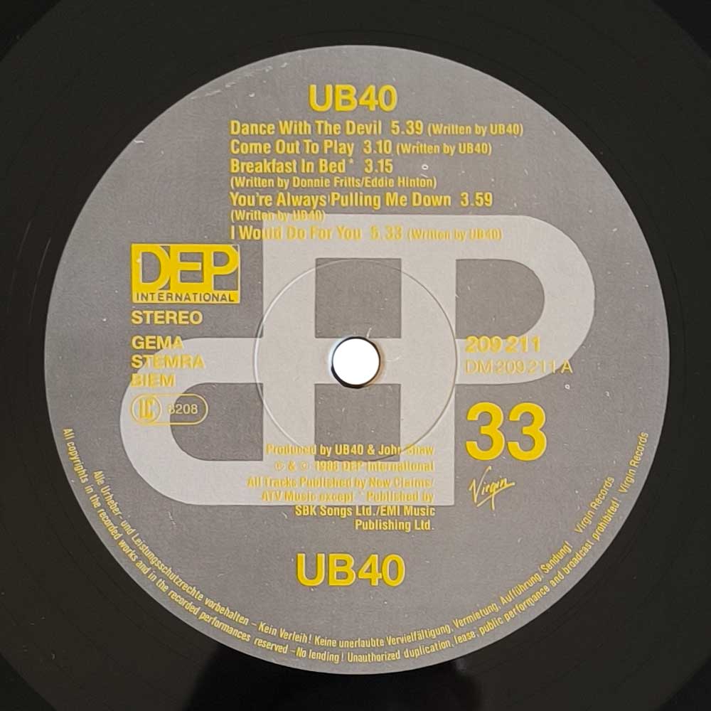 UB40 - UB40 (LP)