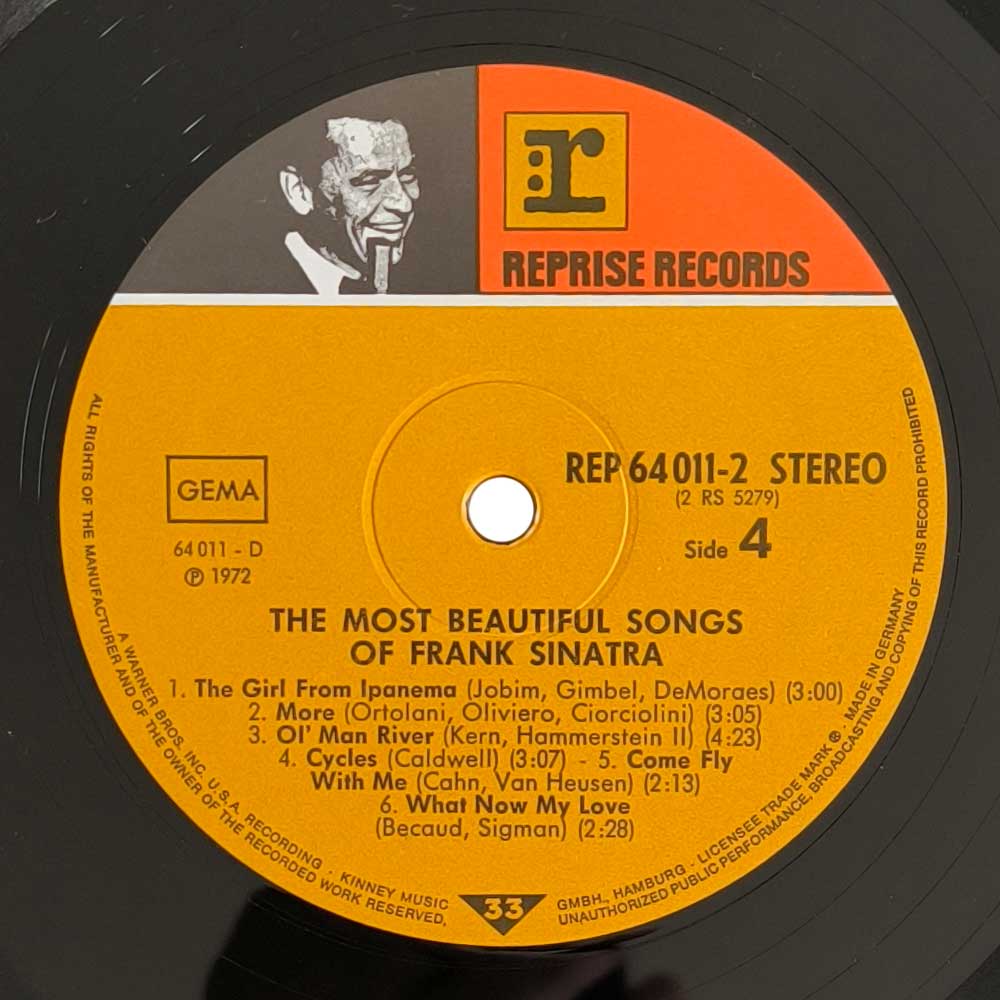 Frank Sinatra - The Most Beautiful Songs Of Frank Sinatra (2 LP)