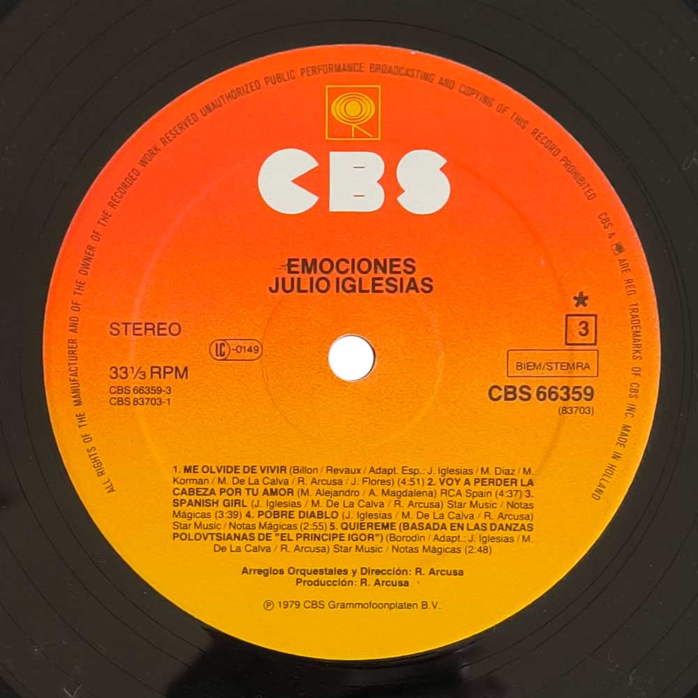 Julio Iglesias - 3 Gold Records (3 LP)