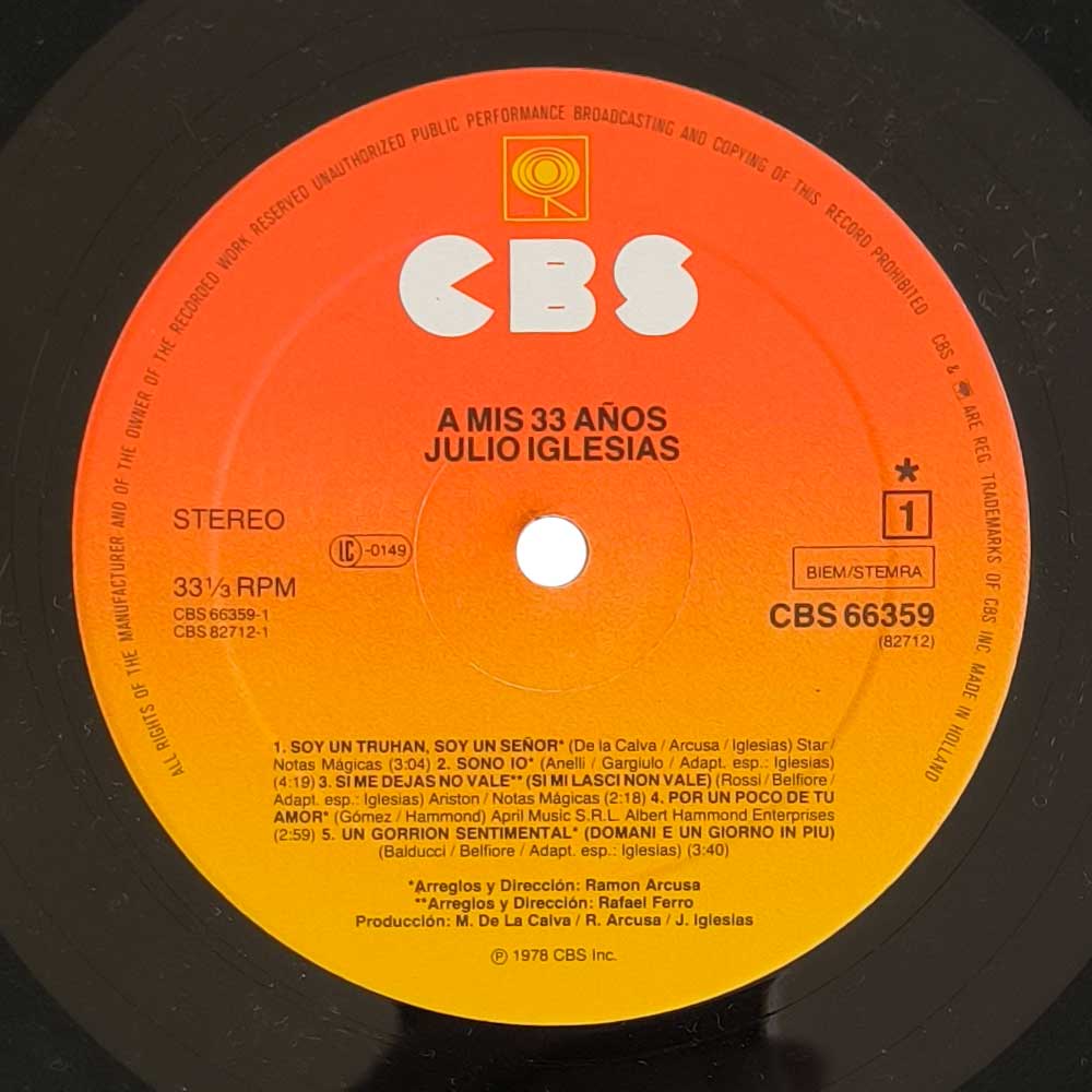 Julio Iglesias - 3 Gold Records (3 LP)