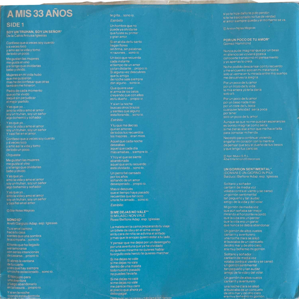 Julio Iglesias - 3 Gold Records (3 LP)
