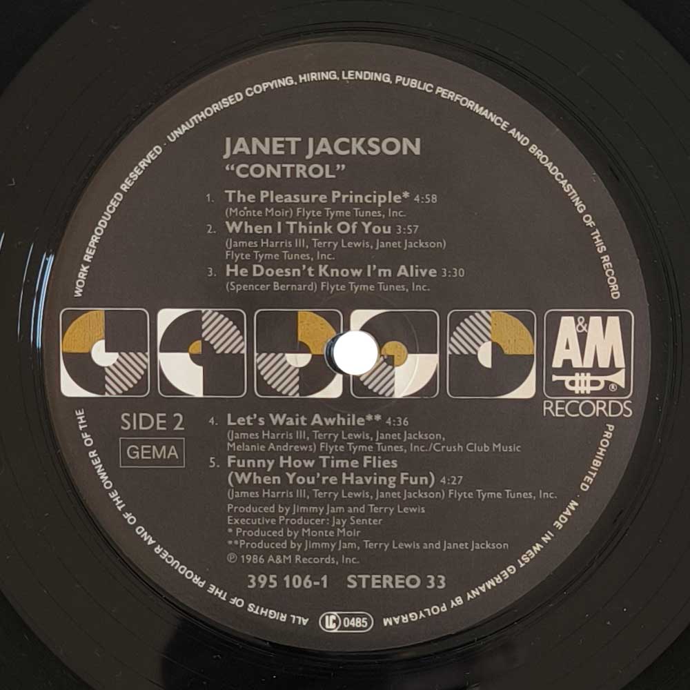 Janet Jackson - Control (LP)