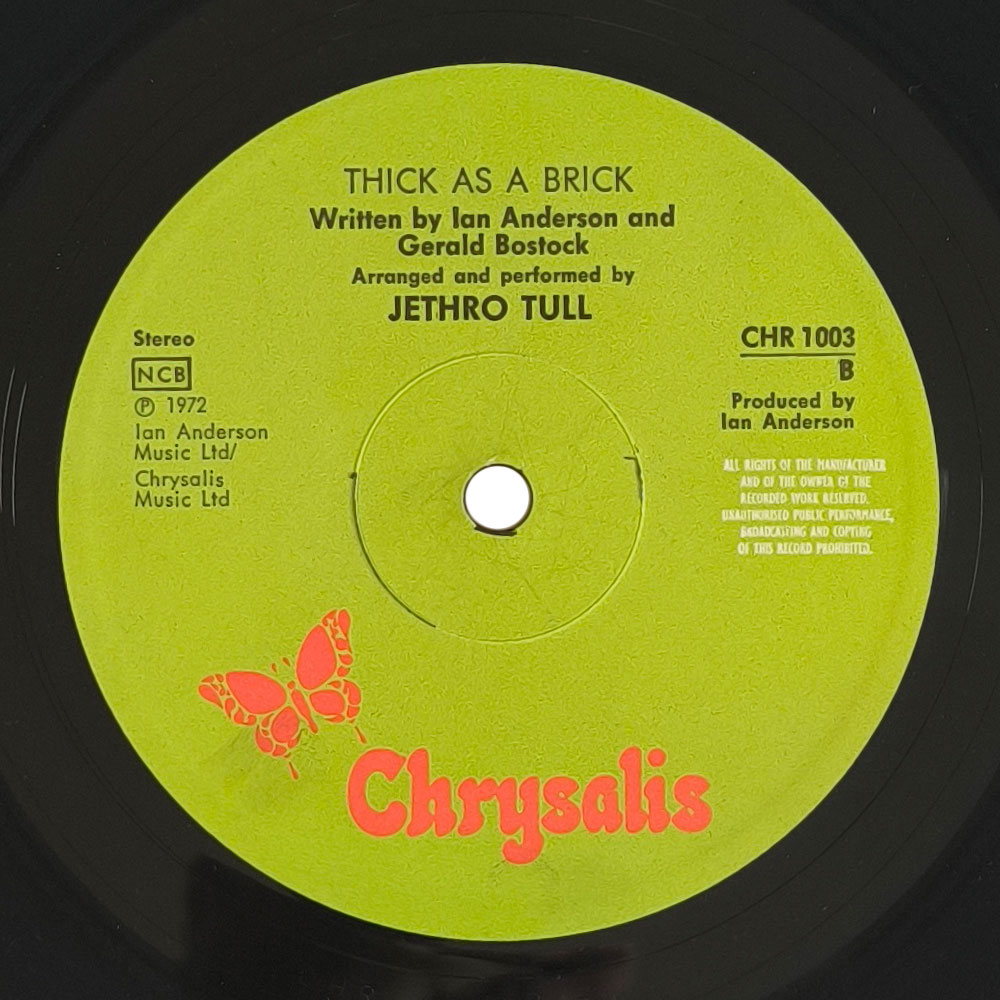 Jethro Tull - Thick As A Brick (LP)