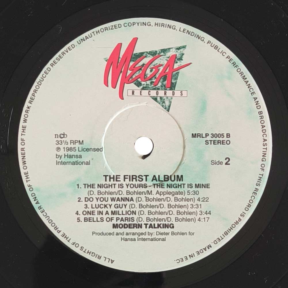 Modern Talking - The 1st Album (LP)