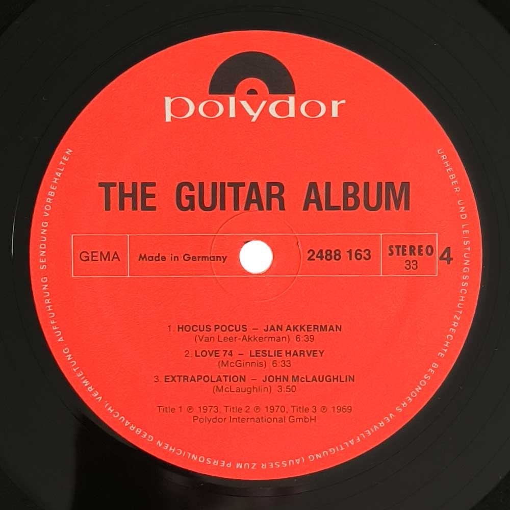 Various - The Guitar Album (2 LP)