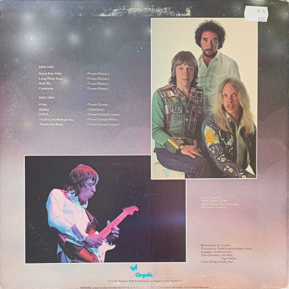 Robin Trower – Long Misty Days (LP)