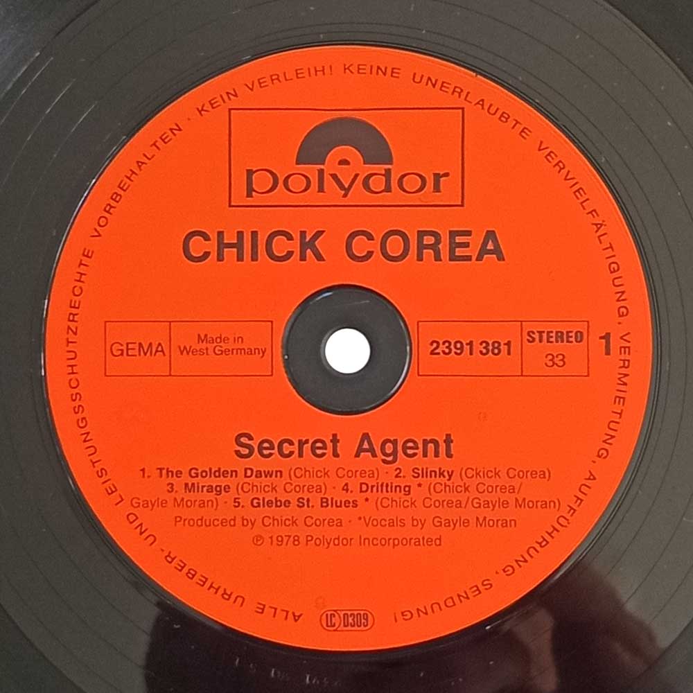 Chick Corea – Secret Agent (LP)