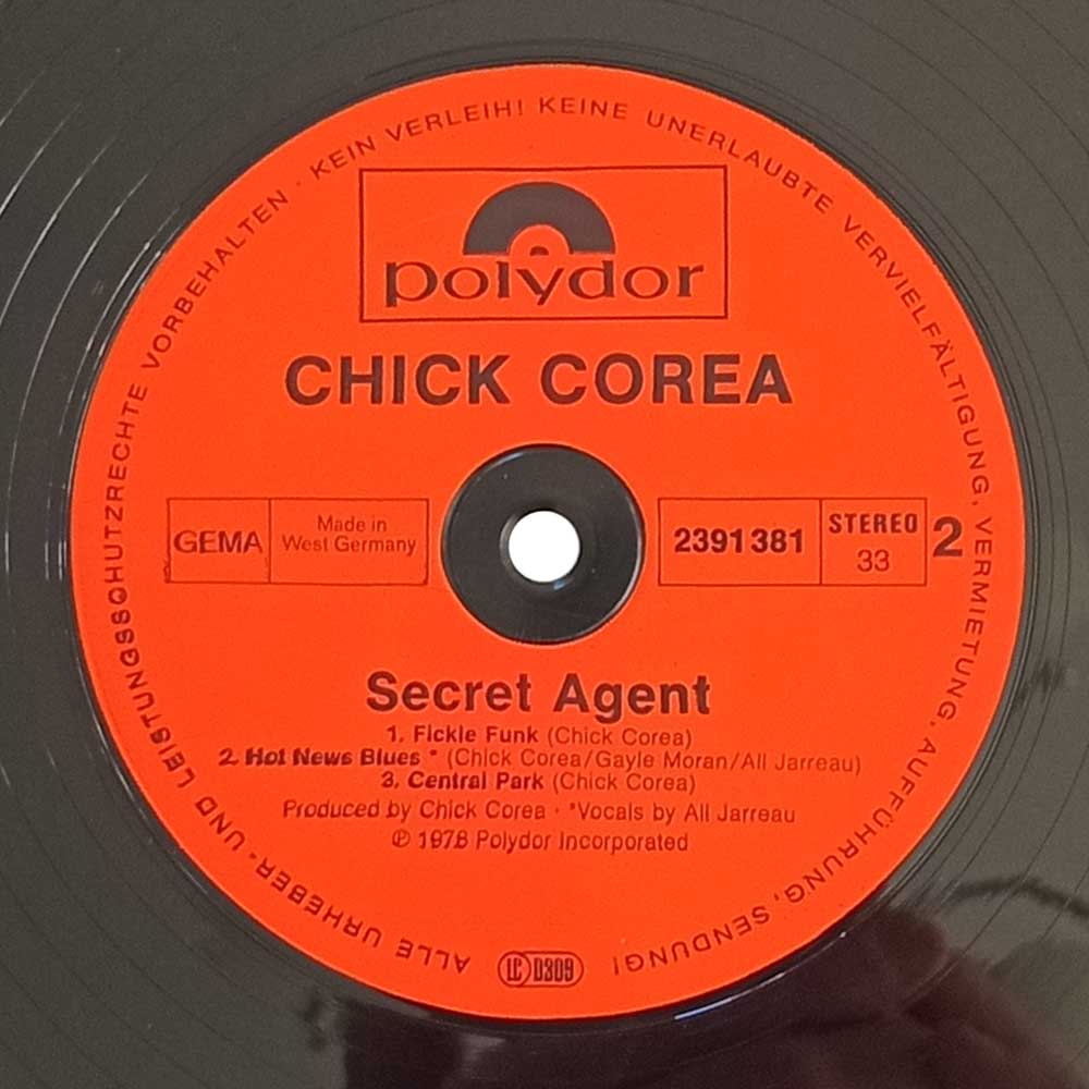 Chick Corea – Secret Agent (LP)